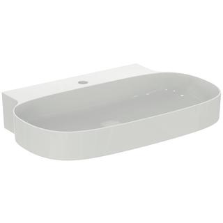 IS Waschtisch Linda-X 75x50x13,5cm, 1 Hahnl., o. ÜL, we. IP
