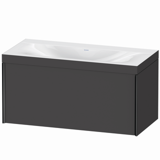 Duravit WT-Unterschrank c-bonded XViu 100x48cm, 1 AZ, o HL, s m, R C, graph m