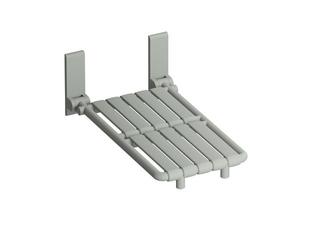 HEWI Wannenklappsitz (USA), matt, B:15 1/4",T:29 1/8" felsgrau