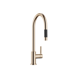 Dornbracht SPT-EHM TARA Pull-down auszb, m Brausef, A 240mm, champ. geb.