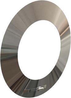 ATEC Wandrosette DN 160/230, d 360mm, PP, Edelstahl blank