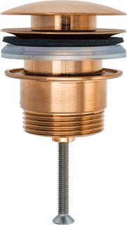 Duravit Push-Open-Ventil f WT mit Überlauf, Bronze gebürstet