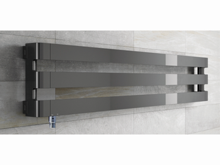 Bemm Designer-Heizkörper Step H horizontal, 310x1800mm, schwarzchrom