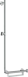 hansgrohe Brausestange Unica Comfort 1100mm, weiß/chrom, links