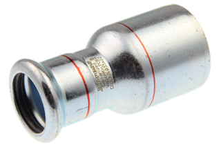 AIPS Reduzierstück VSH XPress C1407 22x15mm, C-Stahl, EPDM-O-Ring, M-Kontur