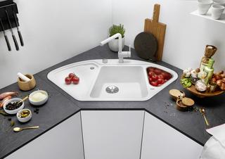 Blanco Spüle BLANCODELTA II SILGRANIT 105,7x57,5cm, tart., ergon., m AL-Fb.
