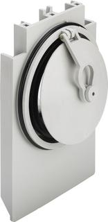 Viega Pendelklappe Optifix 3 4988.93 Kunststoff grau, mit Dichtung