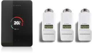 BOSCH W-LAN Regler Set EasyControl CT 200 B, sw, mit 3x Funk-Thermostaten