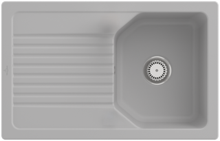 V&B Spüle Linara 45 m Abl.garn, Hand., steam CeramicPlus