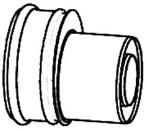 Daikin Reduzierstück D6/8 EX v Muf. DN 80/125 a DN 60/100, doppelw.