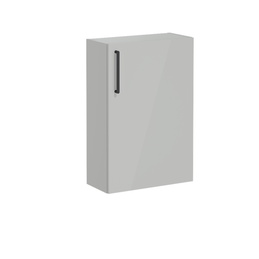 Artikelbild 1 des Artikels „VitrA Halbhochschrank Root Flat Compact 57x27x85cm, 1 T, An re, Korp perlgr hgl Korpus Perlgrau Hochglanz“