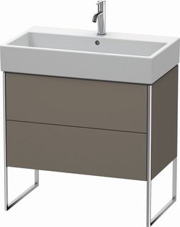 DU WTU XSquare, 2 AZ, bod. 731x784x460mm flan. Grey SeM,für VA ES Ah.