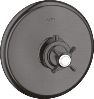 hansgrohe Fertigset Axor Montreux HF UP-THM, m Kreuz, brushed black chrome