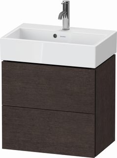 Duravit WT-Unterschrank Compact L-Cube 58,4x39,1x54,4cm, 2 La, wd, E d geb, Ah