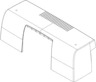 BOSCH Ersatzteil TTNR: 8718598836 Gehäuse oben CBC everp