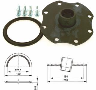 BOSCH Ersatzteil TTNR: 7747029313 Handlochdeckel mit Muffe G1 1/2"