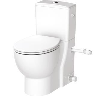 SFA Stand-WC SaniFlush kompakt, mit Kleinhebeanlage, weiß