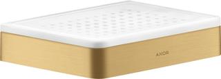 hansgrohe Seifenschale Axor universal Keramikeinsatz, brushed gold optic