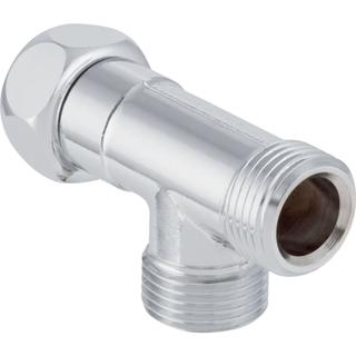 Geberit AquaClean T-Stück St., m Außengewinde, hochglanz-verchromt