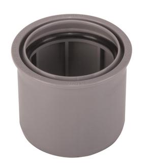 Airfit Superkurz-Reduzierstück DN 50/32, 1,8mm Einbauhöhe, PP, grau
