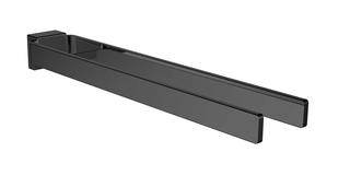 EMCO Handtuchhalter Cue 431mm, 2-armig, schwarz, starr