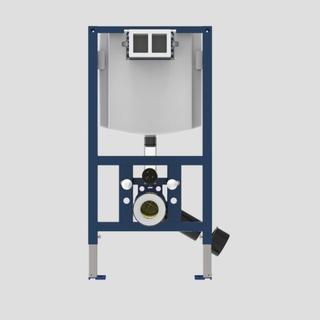 Sanit WC-Montageelement INEO FRONTOP 985 985/525mm, mit kleiner Revisionsöffnung