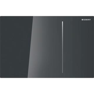 Geberit Betätigungsplatte Sigma 70 Glas schwarz, für 2-Mengen-Spülung
