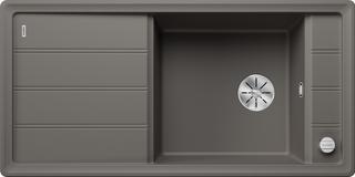 Blanco Spüle FARON XL 6S SILGRANIT 100x50cm, Vulkang., rev, AL-Fbd m Drehb
