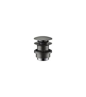 hansgrohe Push-Open-Ablaufgarnitur f WT- u. Bidetm., polished black chrome