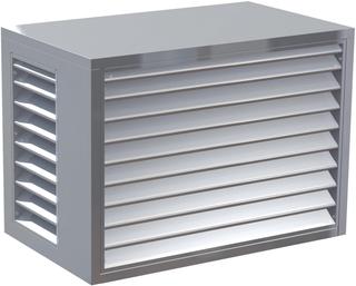 ATEC Schallhaube HT eSILENT 1080x1510x910mm, gr, Luftans. seitl.