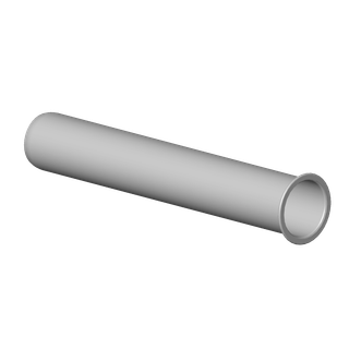 DO Rohr ET 092823007 D 32 x D 39 x 200 mm Chrom gebürstet