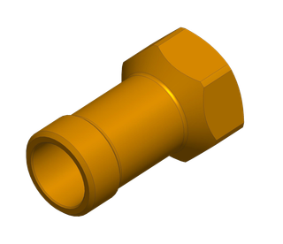 Danfoss Wärmezähler-Zubehör Verlängerungsstück DN20xG1 L60