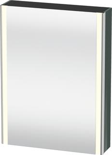 Duravit Uni-Spiegels. XSquare Steckd. CH 60x15x80cm, 1 Tür, o ES, An R, d Gr hgl