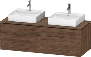 Duravit Waschtisch-Unterschrank L-Cube 142x55x48,2cm, 2 SBK, N dkl., Aho beids.