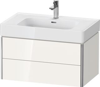 Duravit Waschtisch-Unterschrank XSquare 78,4x47x39,7cm, 2 La, we hgl, Aho mitt