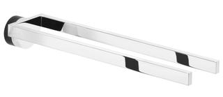 tnwb Handtuchhalter Plan Smart 86x50x470mm, 2-a., st., Zink, ES, hgl-vc