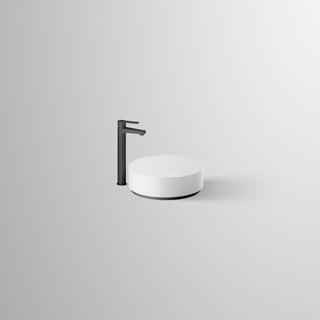 Alape SET.AB.KE375 0634002 Weiss, Armatur mattscjhwarz