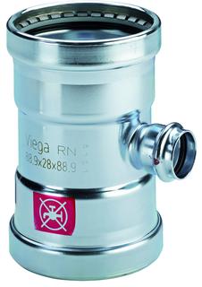 Viega T-Stück Prestabo 1118XL 76,1x22x76,1mm, St. unlegiert, SC-Contur