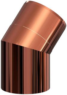 ATEC Kontroll-Bogen PolyTop Edelstahl, verkupfert, 45Grad, DN 63/96