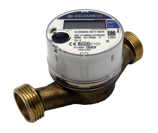 Deltamess Wasserzähler T30 smart i OMS AP, kalt/warm, G 3/4x130mm, Q3 4 cbm/h