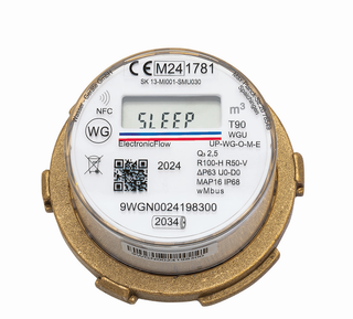 Wasser-Geräte WWZ Unimeter WG-Elect.Flow TWO in ONE, Q3 2,5, m3/h 1,5, 54,9mm