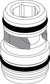 IS Verbindungsnippel Ceratherm T Silk Black