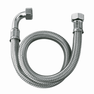 Kludi Nirosta- Druckschlauch 1/2"x1/2"x600mm, heißwasserbeständig