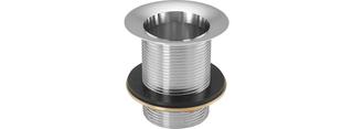 ASW Ablaufventil 1 1/2"xd= 70x70mm, Messing verchromt
