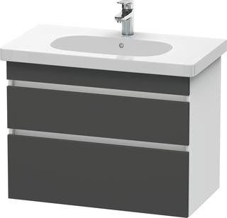 Duravit WT-Unterschrank DuraStyle 80x45,3cm, gra m/we ma, 2 SchKa., wandh