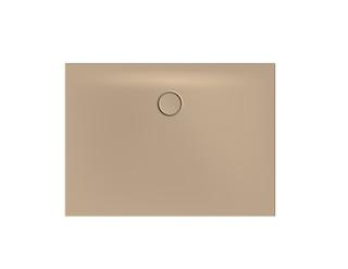 Duschfläche BetteFloor Side 3374 110x80cm, Gl, Mini-Wannenträger, greige