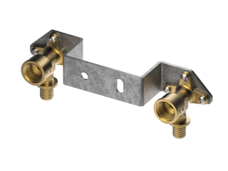 TECE Montageeinheit TECEflex 16mmxRp 1/2, m Wandsch., Siliziumbronze