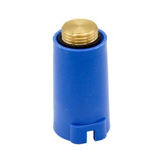 KÖRO Baustopfen 1/2" weiß Kst. m. ms Gewinde, UBA TLL