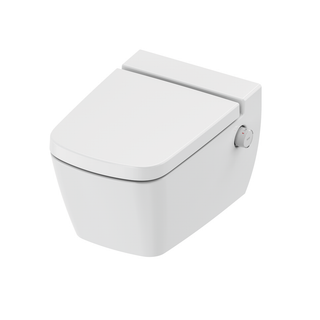 TECE Wand-WC TECEone m Duschfunkt., m De., Warm- + KW, we.