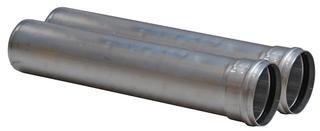 ETA Verlängerung 100x2mm, Alu, 1 m, f Pelleteinblasstut